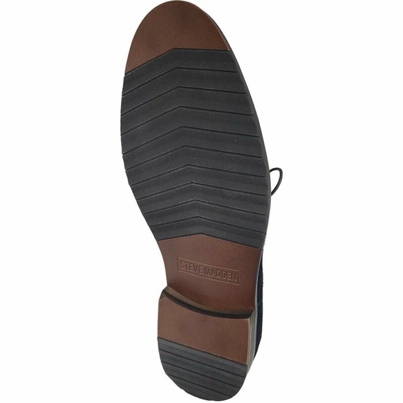Steve Madden Men\'s Briton Leather Derby Shoes 7.5M Blue Navy main image 2